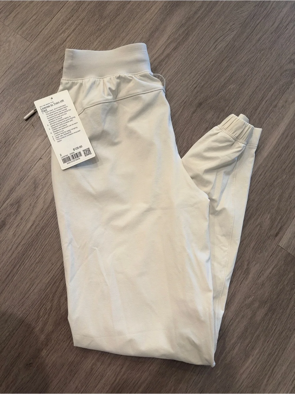 Lululemon High Rise License to Train Jogger Pants - Cream - Picture 1 of 4